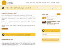 Tablet Screenshot of comproourobh.com.br